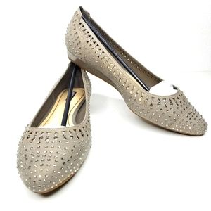 ALEX MARIE Calyssa Flat Wedge in Grey